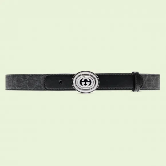古驰/Gucci 互扣式 G 椭圆形搭扣腰带 699450-92TUX-1000 
