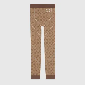 古驰/Gucci GG针织布提花紧身裤 715523-XJETY-9742
