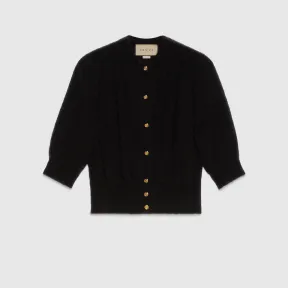 古驰/Gucci 超细摸哈尔羊毛开襟衫 727340-XKCZP-1000