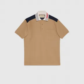 古驰/Gucci 棉质半开领短袖衫 727906-XJE8K-2094