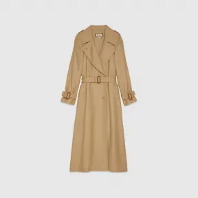古驰/Gucci 驼色羊绒风衣 746313-Z8BH8-2602