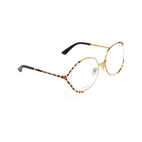 古驰/Gucci Demo Round Ladies Eyeglasses GG0596OA 003 58