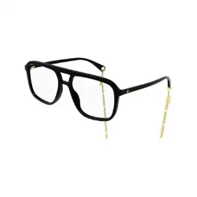 古驰/Gucci 链带双桥眼镜 GG1078O001