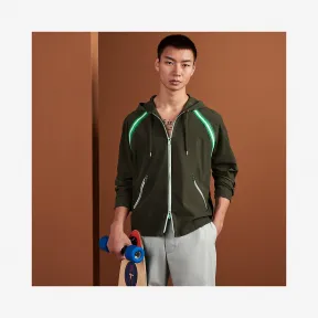 爱马仕/Hermes “运动胶囊”系列连肩连帽运动衫 H032940HJ1152