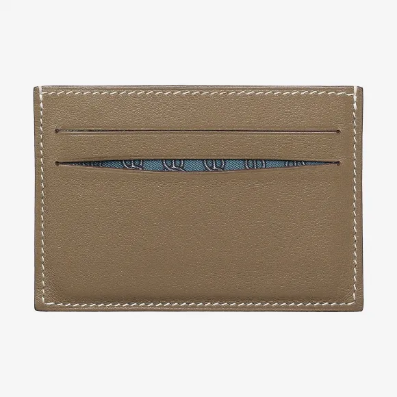 爱马仕/Hermes 灰色 Citizen Twill卡包 H064276CAAA