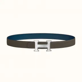 爱马仕/Hermes H Martelee皮带扣&双面皮腰带32毫米 H064549CK05-H073967CABD095