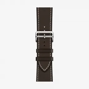 爱马仕/Hermes 灰色 Apple Watch Hermès 44毫米单圈表带，折叠扣 H074198CJ46