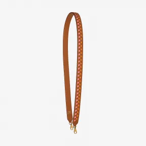 爱马仕/Hermes 蓝色 Tressage cuir chevron肩带25毫米 H076298CCAE070