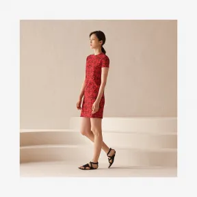 爱马仕/Hermes “Cordelieres”修身连衣裙 H0E4504D79C38