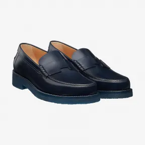 爱马仕/Hermes 海军蓝 Valmy乐福鞋 H192455ZHI8415
