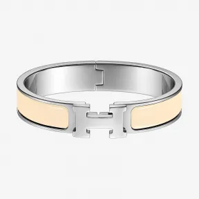 爱马仕/Hermes 玫瑰色 Clic H手镯 H700001FP5PGM