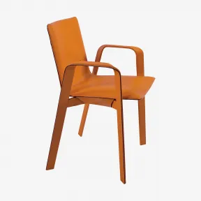 爱马仕/Hermes 橙色 La Chaise Sellier扶手椅 H920101M_10