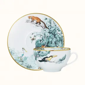 爱马仕/Hermes “赤道丛林”早餐杯与杯碟 P038015P