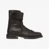 Jimmychoo/吉米周 CEIRUSFLAT-黑色软军靴 CEIRUSFLATRES010003