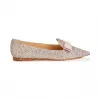 Jimmychoo/吉米周 紫色混色散色闪粉尖头平底鞋  GALAKSZ051321