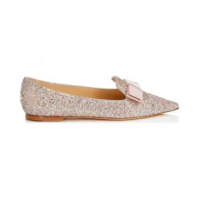 Jimmychoo/吉米周 紫色混色散色闪粉尖头平底鞋  GALAKSZ051321