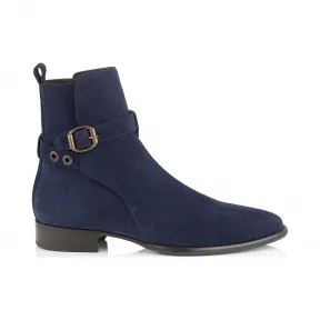 Jimmychoo/吉米周 黑暗海洋干绒面革靴子 HOLDENDSU041647