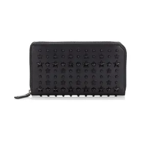 Jimmychoo/吉米周 深红色皮革星星混合旅行钱包 J000087632001