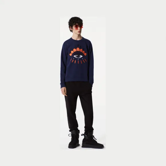 凯卓/Kenzo 男士 黑色 罩衫 眼罩衫 F765SW0554XC.78.L