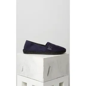 凯卓/Kenzo 男士 深海蓝色 皮鞋 麂皮绒 espadrilles L75SHM615C65.75.43