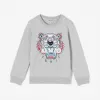 凯卓/Kenzo 女孩 中灰 运动衫 老虎运动衫 L85L15048F03.96.10A