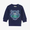 凯卓/Kenzo 男孩 海军蓝 运动衫 老虎运动衫 L85Z15517G03.76.3M