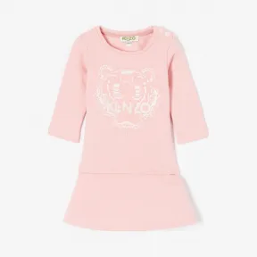 凯卓/Kenzo 女孩 粉红色 连衣裙 喇叭老虎连衣裙 L86Z30027F03.32.12M