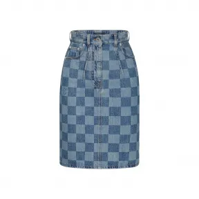 路易威登/Louis Vuitton(LV) 女士 牛仔铅笔裙 1A5R4U