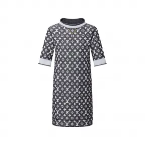 路易威登/Louis Vuitton(LV) Monogram 牛仔提花针织连身裙 - 时装系列 1AAYT9