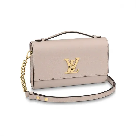 Louis vuitton top lockme clutch