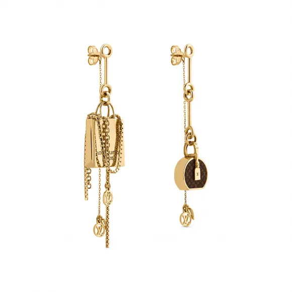 Mini lv new arrivals mismatched earrings