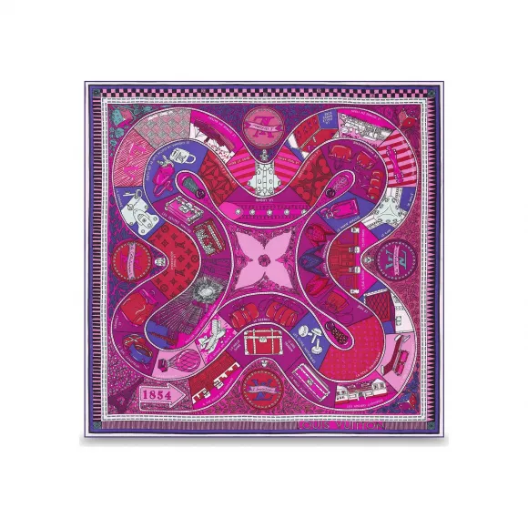 路易威登/Louis Vuitton(LV) 女士 Jeu de Louis 方巾 M70781