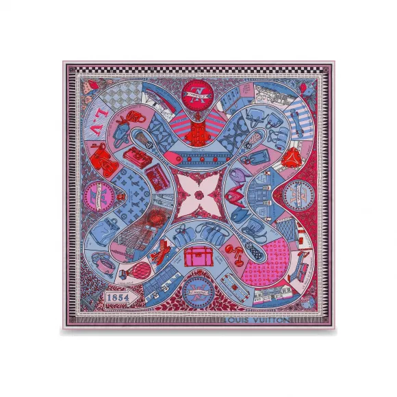 路易威登/Louis Vuitton(LV) 女士 Jeu de Louis 方巾 M70782