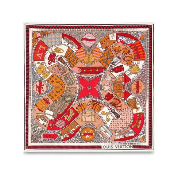 路易威登/Louis Vuitton(LV) 女士 Jeu de Louis 方巾 M70783