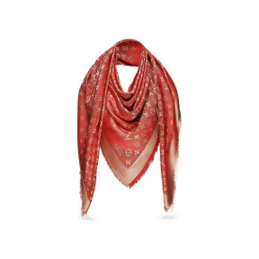 路易威登/Louis Vuitton(LV)   红色 羊毛 丝巾 M74008