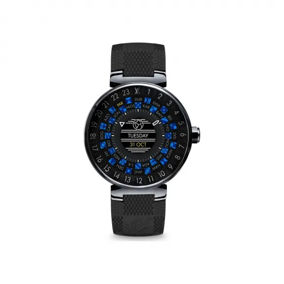 Louis Vuitton TAMBOUR HORIZON BLACK 42 QAAA25