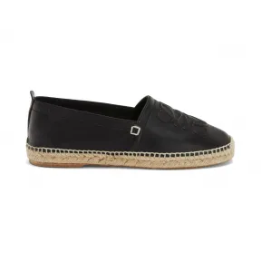 罗意威/Loewe Anagram Espadrille黑色 453.10.344