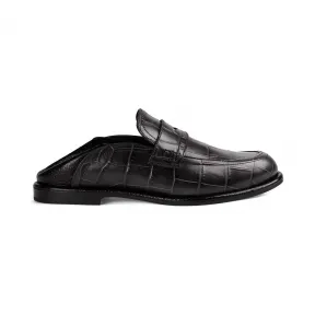 罗意威/Loewe Slip On Loafer深棕色/黑色 453.17.073