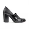 罗意威/Loewe Loafer Heel 85黑色/黑色 453.29.636