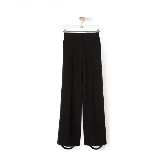 罗意威/Loewe Flare Trousers黑色 S2102134IC
