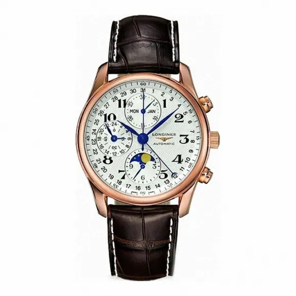 浪琴/Longines 名匠系列 40.00 MM 5N 红金 自动机械机芯 男表 L2.673.8.78.2