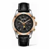 浪琴/Longines 康铂系列 自动机械 18K金 精钢 男表 L2.798.5.52.5