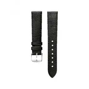 浪琴/Longines 哑光黑色 18.00 MM 小牛皮 表带 L682116208