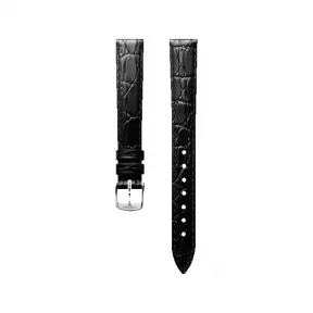 浪琴/Longines 半哑光黑色 13.00 MM 小牛皮 表带 L682116532