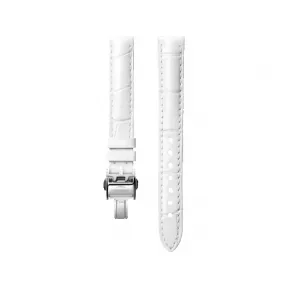 浪琴/Longines 半哑光白色 13.00 MM 鳄鱼皮 表带 L682135800