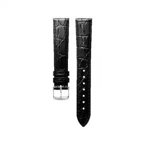 浪琴/Longines 半哑光黑色 16.00 MM 小牛皮 表带 L682144612