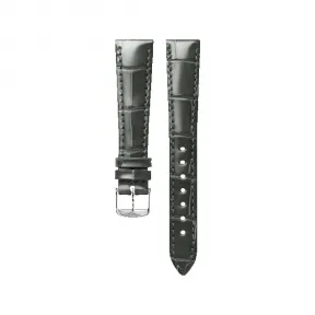 浪琴/Longines 亮灰色 17.00 MM 鳄鱼皮 表带 L682145432