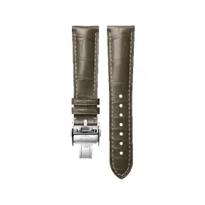 浪琴/Longines 半哑光灰色 21.00 MM 鳄鱼皮 表带 L682150791