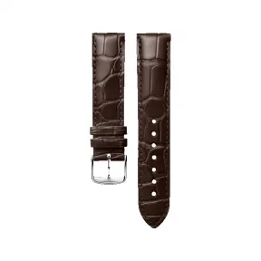 浪琴/Longines 棕色 鳄鱼皮 19.00 MM 表带 L682152130