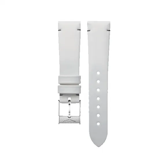 浪琴/Longines 磨砂白色 19.00 MM 小牛皮 表带 L682155425